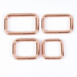 5Pcs Deepeel 13-50mm Metal Ring Buckles for Bags Straps Webbing Belt Connect Clasps Dog Collar Adjust Loop Hook DIY Accessories