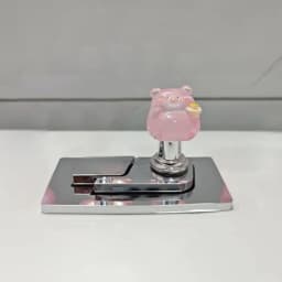 Cute Luminous Pig Toilet Presser Water Tank Buttons Protector Multi-useful Furniture Handle Home Bathroom Accessories