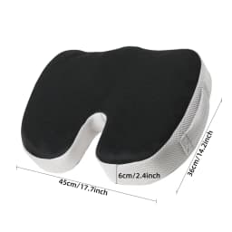 Comfortable Breathable Seat Cushion, U-Shaped Design Wave Sponge Massage Cushion Can Relieve Buttock Pressure/Coccyx Pain