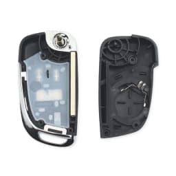 KEYYOU Modified Filp Car Key Shell Fob Remote Case For Chevrolet Cruze Epica Lova Camaro Impala 2 3 4 5 Button HU100 Blade
