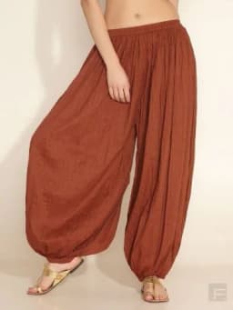 2024 Summer New Women's Solid Color Lantern Pants Loose Pleated Drawstring Casual Ankle Sports Pants Harlan Pants