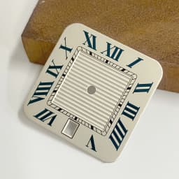 NH35 27mm Santos Square Dial Customizable Logo White/Black/Blue/Green/Brown No Luminous Fit NH35 NH36 NH38 Movement