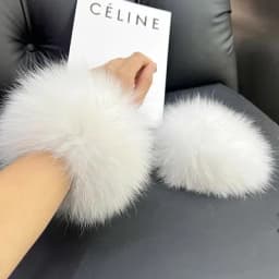 Fox Fur Cuff Arm Warmer Lady Bracelet Real Fur Wristband Glove High Quality Fox fur Cuffs Hot Sale Wrist Warmer