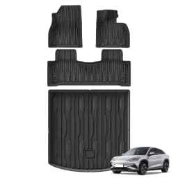 Smabee for BYD Sealion 7 EV Model 2024 2025 TPE 3D Car Floor Mats Cargo Liner Pad Waterproof All- Weather Accessories
