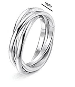 Anxiety Ring Figet Spinner Rings For Women & Men Stainless Steel Rotate Freely Spinning Anti Stress Accessories Jewelry Gifts