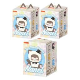 Rolife Plush Blind Box Nanci's Tea Time Kitties Action Figure Collectible Plush Doll Toys Surprise Box Gift for Kids Friends