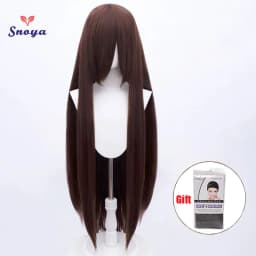 Snoya 100cm Synthetic Fluffy Corn Perm Cosplay Wig Pink Red Blue Purple Anime Party Long Wig for Women