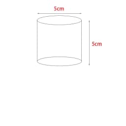 Acrylic Transparent Cylindrical Ring Jewelry Display Stand Doll Mold Storage Stand Earring Stand Makeup Photography Stand