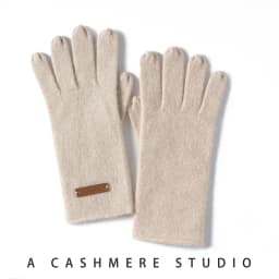 100% Cashmere Gloves Women's Knitted Solid Color Five Finger Gloves Fashion Mmen's and Women's Universal Long Gloves Warm Winter