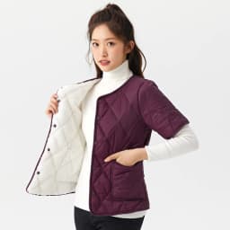 Thickened Short Sleeve Cotton Vest Women's Warm Inner Wear Slim Fit V-Neck Button down Lightweight Fluffy Lined Autumn Winter...