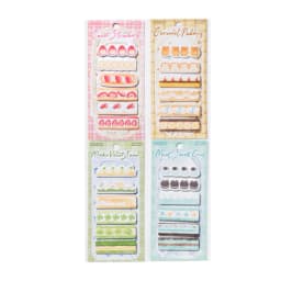 180pcs Dingding Cake Shop Series Kawaii Cake Appearance Message Sticker Index Creative Student Stationery Scrapbook Sticker