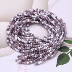 New Mixed AB color 2mm Czech crystal Glass Beads Rondelle Faceted Crystal Beads Needlework Loose Spacer Beads for Jewelry Making