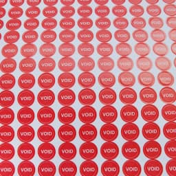 Blue/Red Round 5mm 500 PCs/Lot Fragile Paper VOID Sticker Guaranteed Tamper Warranty Seal for Mobile/Laptop/Ipad Repairment