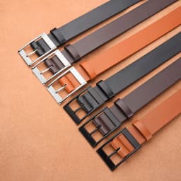 Retro Men's Pin Buckle PU Belt Trendy Versatile Business Belt Fashion Men's Unique Design Belt