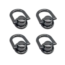 D Rings for Purse Making 4pcs Rotatable D Rings with Screws Purse Making Hardware Set Diy Leatherwork Craft Bag for Wallets