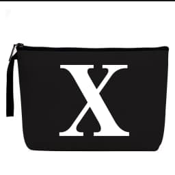 Cosmetic Bag Letter Pattern MakeUp Bag Toiletries Organizer Wash Storage Pouch Wedding Party Bride Gifts Makeup case Organizer
