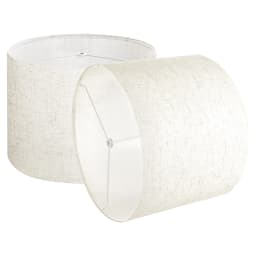 SucceBuy Drum Lamp Shade Medium Drum Linen Lampshade Replacement Lamp Shade for Table Lamps Floor Lamps Pendant Lights