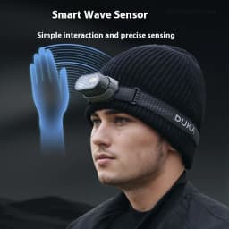 DUKA ATuMan MH1 Multifuction Headlamp Gesture Button Dual control Head Flashlight Outdoor Waterp LED Sensor Hat Clip Lamp