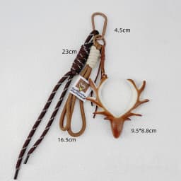 Korean Style Bread Bag Pendant Autumn-Winter Keychain Ornament Braided Rope Bag Pendant Alkali Water Bound Bread Multifunction