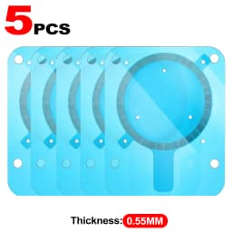 10-1PCS Strong Magnetic Ring Wireless Charging Magnet Circle Sticker Metal Magnet Plate Sheet for Magsafe IPhone 17 16 15