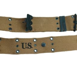 WWII WW2 M1945 Belt Three-hole Belt Khaki Green M1936 Replica of World War II Soldiers Dedicated M1961 Belt
