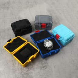 1 Slot Durable Watch Case Portable Plastic Watch Storage Box Waterproof Watch Storage Watch Case ABS Material