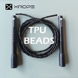 STRAIGHT HARD BEAD BEADED JUMP SKIPPING ROPE COLORFUL SKILL FREESTYLE FITNESS CROSSFIT