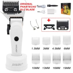 JUCAI Mini Candy Professional Hair Clipper for Men 7200RPM Brushless Motor Phantecho DLCBlade Base Charger Haircut Machine