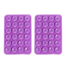 2Pcs Double Side Silicone Suction Pad For Mobile Phone Fixture Suction Cup Backed Adhesive Sucker Fixed Pad