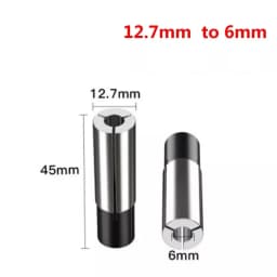 1/2" 1/4" 1/8" Collet Adaptor Shank Reducer Bit CNC Spindle Router 4/6/8/10mm Drill Bits Spindle Milling Cutter Collet Sleeve