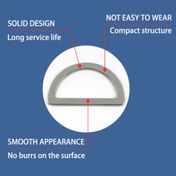 5/10/20Pcs 15-38mm D Ring Stainless Steel Bag Buckle Webbing Strap Connector Hook Dog Collar Decor Loop DIY Hardware Accessories