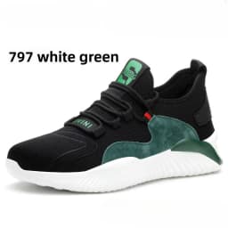 Lightweight All-Day Comfort Safety Shoes - Soft Sole Fashion Casual Work Sneakers for Long Standing-Fatigue Protective Footwear