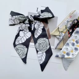 Korean green headband long small silk scarf for Women, Soft Comfort Elastic Headband, Workout Daily Casual Evening Gift Chic