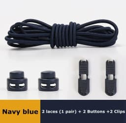 No-Tie Elastic Shoelaces Stretch Laces with Press Lock for All Shoes Quick Wear in 1 Second Hiking Sport Lazy Laces Multi Colors