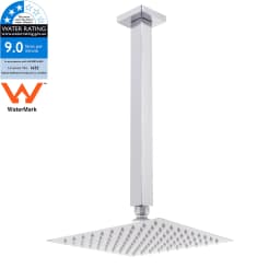 **Sydney Stock** KYLINS Brushed Gold Gun Metal Chrome Black 8-16'' Rain Shower Head Set Ceiling Arm Mixer Taps WELS WATERMARK