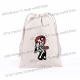 Michael Jackson Drawstring Bag Graphic Figure Print Pockets Gifts Bags Portable Jewelry Storage Pouches Men Women Packing Bags
