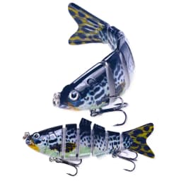 10cm 18g Sinking Wobblers 6 Segments Fishing Lures Multi Jointed Swimbait Hard Bait Fishing Tackle For Bass Isca Crankbait