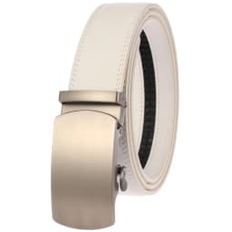 CETIRI 130cm 140cm 150cm 160cm Plus Size Long Belt White Men Belt Alloy Automatic Buckle Real Leather Belts Luxury Brand