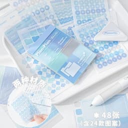 Muilti-Functional Stickers&Memo Note Pad Book Journal Scrapbook Mark Sticker School Stationery