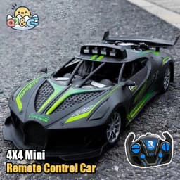4WD RC Sports Car High Speed Remote Control Mini Scale Model Vehicle Electric Drift Racing Car Toys for Boys Kids Back to School