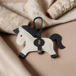 Small Horse Multi-color Pendant Leather Pendant Keychain Backpack Accessory Multicolored Creativity