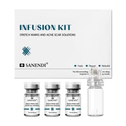 3 in 1 Micro-Infusion System for Eye & Face 0.05mm Stamp Hyaluronic Acid & Collagen Peptide Serum Firmer Home Skin Care 1Month