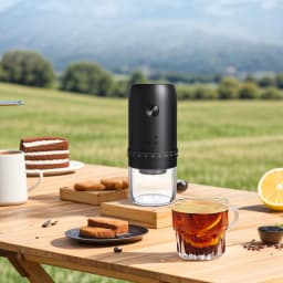 Portable USB Electric Coffee Bean Grinder 40 Gears Adjustable Rechargeable Mini Coffee Machine for Household Use