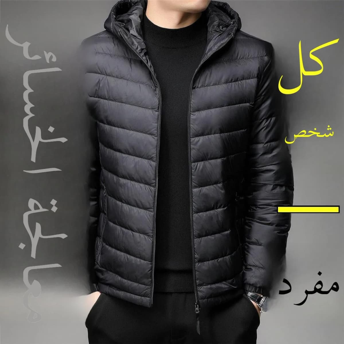 Lightweight Short down Cotton Jacket for Men Autumn Winter Fashion Urban Style Hooded Coat Thin Model Regular Length Silk Cotton
