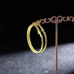 BLIJERY Trendy Oversized Hoop Earrings Big Smooth Circle Earrings Basketball Brincos Punk Style Loop Earrings for Women Jewelry