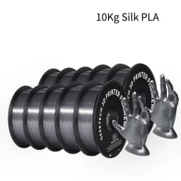 GEEETECH 10Kg 3d Silk PLA Filament 1.75mm Spool Wire For 3D Printer Material, Safety, Vacuum Packaging