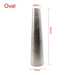 Stainless Steel Bracelet Mandrel Sizing Tool Round Oval Wooden Bangle Shaping Tool DIY Jewelry Mandrel for Beginners