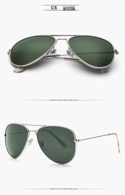 Air Force Pilot Sunglasses Men Polarized 62mm Frame Width Large Sun Glasses Male UVA/UVB Sunglass de sol With Case