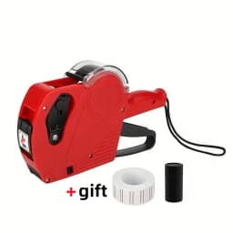 MX-5500 8 Digits Handheld Price Tag Gun with 1 Ink Coding Machine Price Label Gun for Retail Stores Supermarket $ € £ ₽ Kg