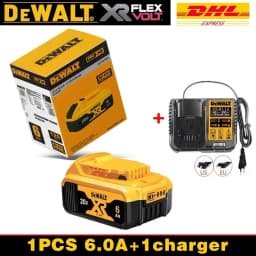 New 100% Original Dewalt 6000mAh 20V/60V Power Tool Battery DCB206 DCB205 DCB200 DCB203 For Dewalt Power Tool Battery